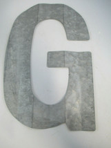 Corrugated Metal Letter G Rustic Country Farmhouse Industrial 12&quot; - £2.32 GBP