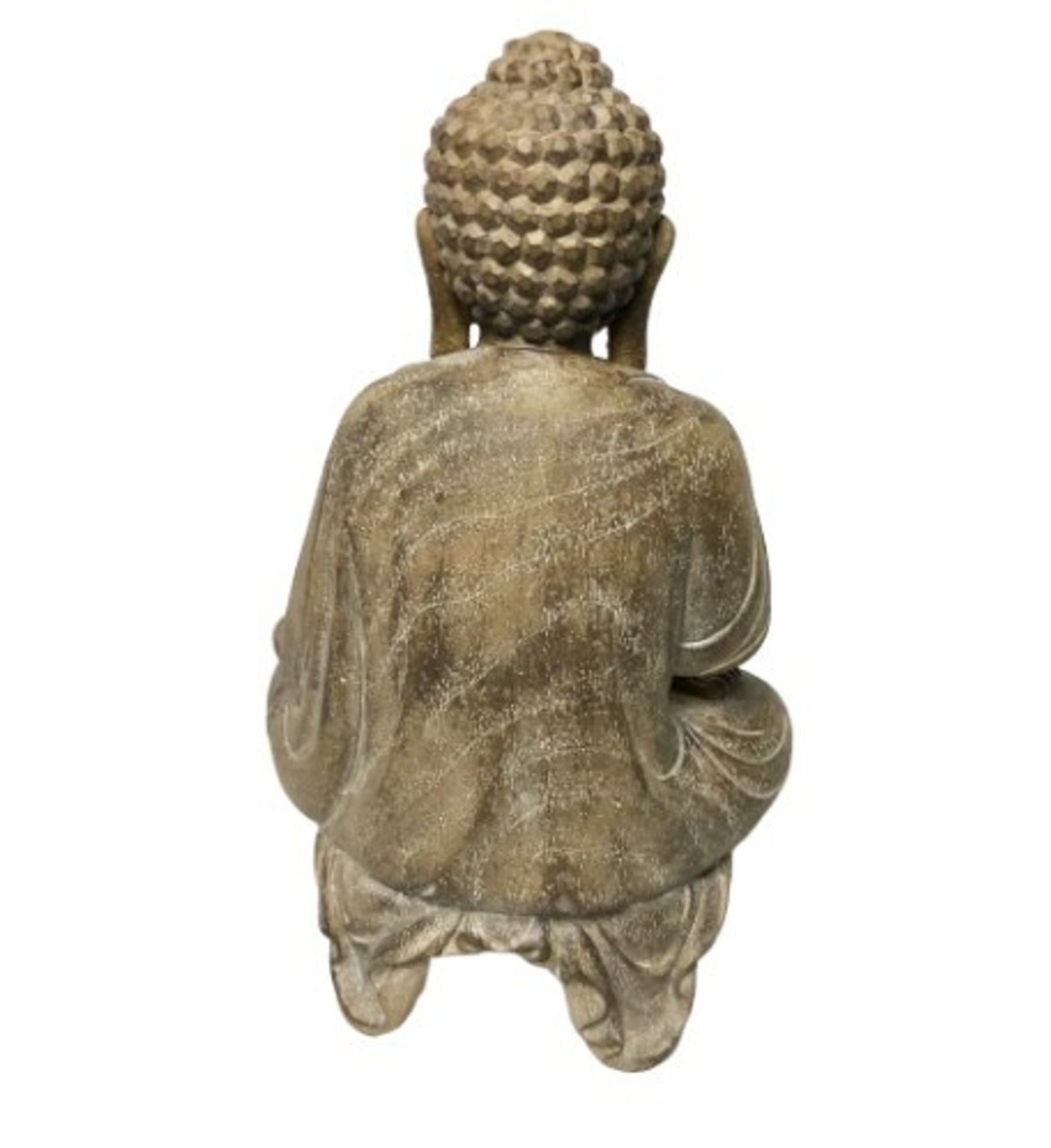 Levitating Buddha 41759 Meditating Statue 11" H Cold Cast Resin Verdigris Item image 4