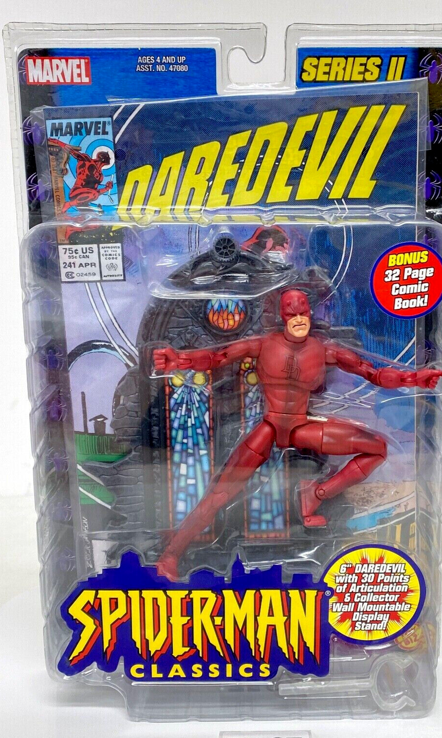 Marvel Legends Spider-Man Classics Series II DAREDEVIL Toybiz 2002, Unopened - $35.94