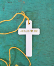 VINTAGE CROSS PENDANT  Jesus and Me - $0.98