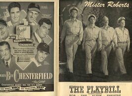 Playbill Mister Roberts Alvin Theatre Henry Fonda David Wayne Robert Kei... - $17.82