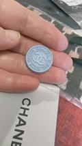 Chanel Button baby blue 22 mm metal bottle cap - £43.86 GBP
