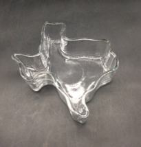 Clear Glass TEXAS SHAPED Dish Bowl - £19.35 GBP