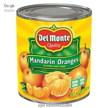 UPC 024000021834 Del Monte Mandarin Oranges in Light Syrup, 8.25 oz, 10 cans - $26.60