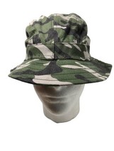 Rapid Dominence Green  &amp; Black Wide Brim Jungle Fishing Bucket Cap One Size - £4.72 GBP