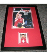 Yao Ming Framed All Star Game Used Memorabilia &amp; Photo Display UDA Rockets - £50.47 GBP