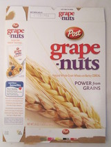 Empty POST Cereal Box GRAPE-NUTS 2009 24 oz [G7C6m] - $6.38