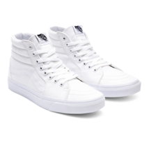 Vans SK8 HI Mens Womens All White (VN000D5IW00) Canvas  size m 5.5 w 7.0 - £51.43 GBP