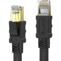 Cat 8 Ethernet Cable 30Ft, High Speed 40Gbps 2000Mhz Flat Internet Netwo... - $25.99