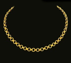 22K 20K YELLOW GOLD UNISEX MEN AUTHENTIC CHAIN NECKLACE SELECT YOUR SIZE... - £2,906.04 GBP+