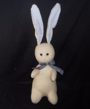 18&quot; Vintage Hallmark Yellow Poseable Baby Bunny Rabbit Stuffed Animal Plush Toy - £18.98 GBP