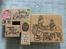 Baking Cookies Rubber Stamp Set #38 - £6.29 GBP