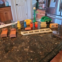 LOT of VINTAGE FISHER PRICE LITTLE PEOPLE SESAME STREET ACCESSORIES #938 - $98.96