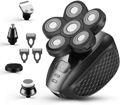 Head Shavers for Men Upgraded 5 in 1 Multifunctional Bald Head Shaver Grooming K - £43.49 GBP