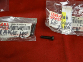 2 Yamaha Screws, Special, NOS 1984-05, Many Models, 90149-06153, 90149-06131 - £16.13 GBP