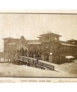 1910 Casino Building Hotel Advertisement Ocean Park California Architect... - $40.99 CAD