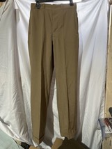 VTG WW2 Uniform Officer’s Reg Dress Pants Trousers Army US Button Fly NAMED - $49.49