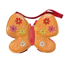 Gymboree Butterfly-Shaped Girls Crossbody Bag With Floral Embroidery &amp; G... - $11.52