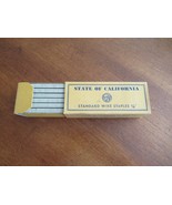 VINTAGE State of California 5000 Standard Wire Staples 1/4&quot; USA Apsco 2-... - $354.99 MXN