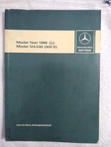 1986 Mercedes-Benz USA 124.030 (300E) Service Manual OEM - $29.95