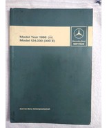 1986 Mercedes-Benz USA 124.030 (300E) Service Manual OEM - $553.61 MXN