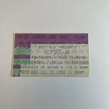 7/29/1998 Ozzfest Concert Ticket Stub Incubus, Ozzy, Tool, Megadeath, Limp Biz. - £19.64 GBP