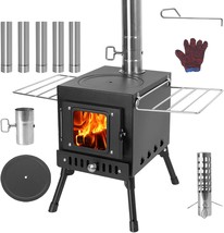 Double-Layer Hot Tent Stove For Hunting, Fishing, Cooking,, Spark Feature. - $181.97