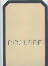 Dockside Menu Lake Coeur D&#39;Alene Idaho 1990&#39;s - £14.80 GBP