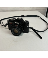 Vintage 35mm Ricoh KR10 Super Film Camera &amp; Rikenon 50mm 1:2 Lens Untested - $67.39 CAD