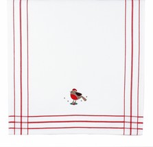 Festliche Robin Bestickt Weihnachten Geschirrtuch -70cm X 50cm - $27.73