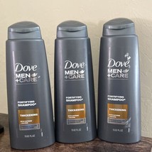3 Ct Dove Men Plus Care Thickening Fortifying Caffeine Calcium Shampoo 13.5 Oz - $49.49