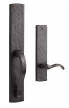 New Ellis Solid Dark Bronze Dummy Entrance Door Set with Lever Handle, R... - $199.95