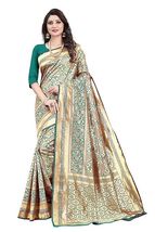 Saree Fabric:- Banarasi Silk Kanchipuram Silk Saree- 5.5 Meter -Blouse-0... - £36.16 GBP