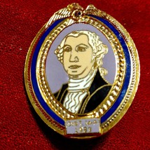 Vintage George Washington Lions Club pin~district 14r~1989 - $39.68 CAD