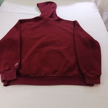 Champion Athleticwear Men's 1/4 Zip Red Cotton Blend Sweatshirt Hoodie Size L image 2