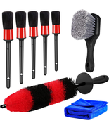 8Pcs Car Wheel Brush Set, Car Detailing Kit Include 17&quot; Long Soft Wheel ... - £14.69 GBP