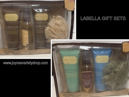 LaBella Provincia Gift Set 5 PC Bath &amp; Shower Honey Vanilla or Coconut Lime - £11.18 GBP