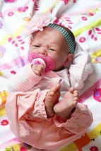 My Adorable Baby Girl Berenguer Preemie Lifelike Reborn Doll W Pacifier,Bottle - £98.24 GBP