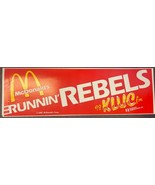 McDonalds KLUC 98.5 FM Runnin’ Rebels Bumper Sticker Decal Prize Draws 1987 - $36.45 CAD