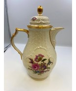 Rosenthal SANSSOUCI Ivory Floral Rose Germany Large Coffeepot - £141.53 GBP