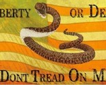 3X5 Liberty Or Death Gadsden Don&#39;T Tread On Me Vintage Historic Flag Ban... - $17.99