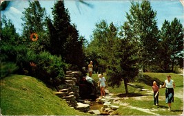 Vintage Water Wonderful Michigan Roadside Spring Postcard 1954 Posted St... - $4.99
