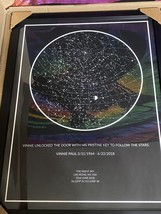 The Night Sky Starmap Vinnie Paul Memorial Framed - £73.21 GBP