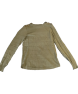 Pink Clover Womens Olive Green Sweater Size Small - $3.99