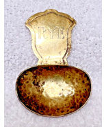 Hand Made Brass RYE Spoon Scoop 2.5 x 1 3/4 Hand Hammered Bar Tool - $17.35 CAD