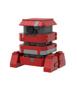 BuildMoc B2EMO / Bee-Two Red Robot Model with Black Sensor 349 Pieces fr... - £23.59 GBP