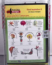 Amazing Designs Floral Inspirations II Embroidery CD,  ADC-107JTK - $30.95