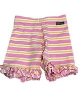 Matilda Jane Dream Chasers Girls Striped Ruffle Hem Shorts Size 12 - £19.04 GBP