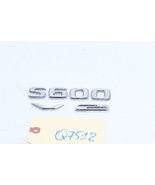 MERCEDES-BENZ S600 V12 EMBLEM BADGE LETTERING Q7518 - $54.81 CAD