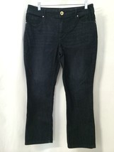 Chico&#39;s Women&#39;s Jeans Platinum Denim Dark Wash Ultimate Fit Chico&#39;s Size 1 (8) - £22.61 GBP